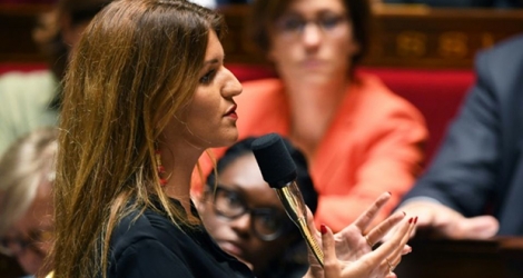 La secrétaire d'Etat chargée de l'Egalité femmes-hommes Marlène Schiappa le 10 septembre 2019 à Paris.