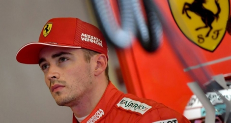 Le pilote monégasque de Ferrari Charles Leclerc lors des essais du Grand Prix d'Abu Dhabi, le 29 novembre 2019.