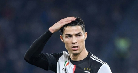 La star de la Juventus Cristiano Ronaldo lors du match perdu contre la Lazio, le 7 décembre 2019 à Rome.