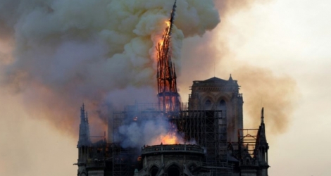 Huit mois après l'incendie du 15 avril 2019, aucune messe de Noël ne sera dite à Notre-Dame pour Noël, pour la première fois depuis plus de deux siècles. Photo Geoffroy VAN DER HASSELT. AFP
