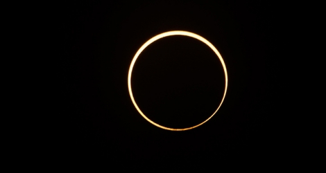 L’éclipse rare de type «cercle de feu» ne se produit que tous les un ou deux ans. 