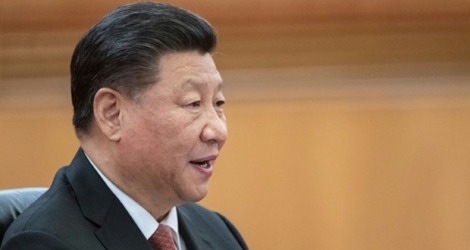 Le président chinois Xi Jinping à Pékin le 24 avril 2019.