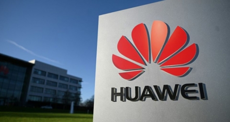 Le siège de l'entreprise chinoise Huawei à Reading, à l'ouest de Londres, le 28 janvier 2020