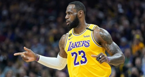 LeBron James des Los Angeles Lakers face aux Sacramento Kings, en NBA, le 1er février 2020 à Sacramento.