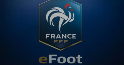 L'équipe de France eFoot à l'Euro de foot va participer qui se jouera en ligne ce week-end Photo LUCAS BARIOULET. AFP