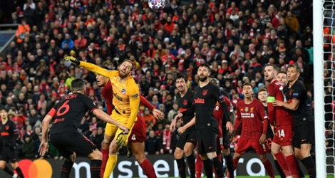 Photo du 8e de finale retour de Ligue des Champions Liverpool-Atlético Madrid disputé devant 52,000 spectateurs le 11 mars 2020.