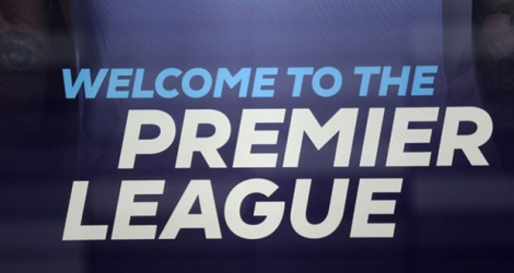 Le logo de la Premier League, qui reprend mardi, le 13 mars 2020.