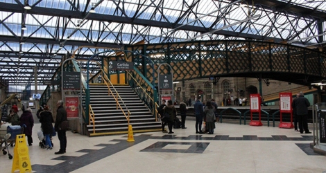 Le suspect a été arrêté à la gare de Carlisle le 14 septembre.
