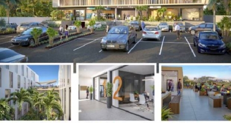Impressions d’artiste de l’immeuble haut de gamme d’Accura Real Estate Development, qui sera construit dans la région de Bagatelle.