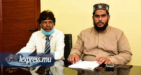 L’avocat Lutchmaya Appanah et l’imam Zahir Peerbux étaient face à la presse ce mercredi 18 novembre.