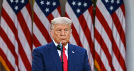Le président américain Donald Trump, le 13 novembre 2020 à la Maison Blanche, à Washington Photo MANDEL NGAN. AFP