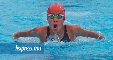 Eva Dal Cin, du CNQB, a fait le meilleur temps au 200m 4 nages.