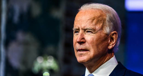 Le président américain élu Joe Biden lors de l'annonce de son cabinet à Wilmington, dans le Delaware, le 24 novembre 2020.