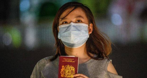 Les passeports spéciaux accordés par la Grande-Bretagne ont connu un vif regain d’intérêt après la reprise en main de Hong Kong par Pékin.  AFP