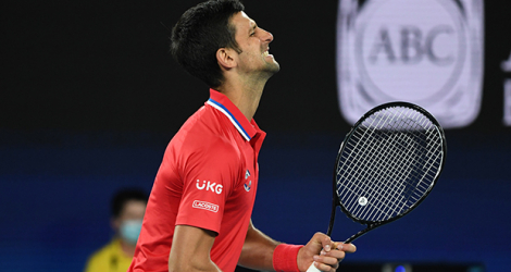 Novak Djokovic, a battu l'Allemand Alexander Zverev vendredi lors de la 4e journée de l'ATP Cup à Melbourne.