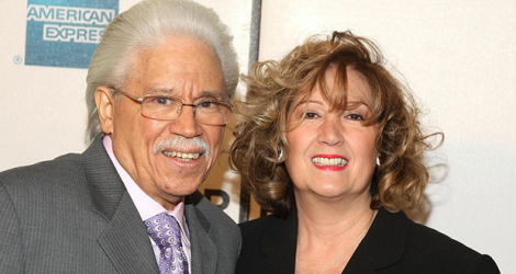 Johnny Pacheco et sa femme en 2008.