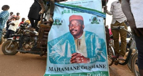 Des partisans du candidat à la présidentielle au Niger, Mahamane Ousmane, le 19 février 2021 à Niamey afp.com - Issouf SANOGO