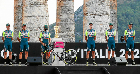 L'équipe Vini Zabu, qui dépend des invitations pour participer aux épreuves du calendrier WorldTour, a toutefois été invitée pour le prochain Giro (8 au 30 mai).
