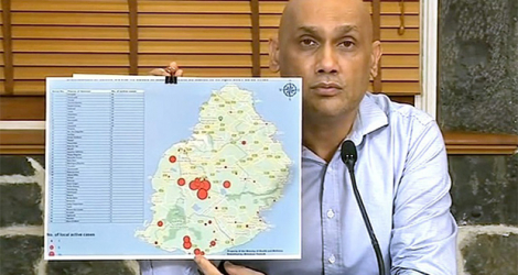 Le ministre Jagutpal a indiqué de nouvelles zones rouges, hier, vendredi 2 avril.