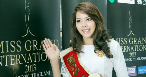 Htar Htet Htet en août 2013, sur une photo fournie par le concours de beauté Miss Grand International le 12 mai 2021. afp.com - Handout