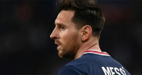 L'attaquant argentin du Paris Saint-Germain, Lionel Messi, lors du match de Ligue à domicile contre Lyon, le 19 septembre 2021 au Parc des Princes.