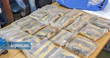 Les 110 kg d’héroïne saisis en 2018 étaient dissimulés dans des sacs en raphia.