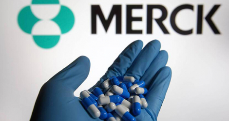La pilule anti-Covid du laboratoire Merck. 
