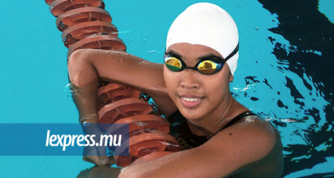 Alicia Kok Shun a amélioré son temps personnel au 100 m brasse en bassin de 25 m.