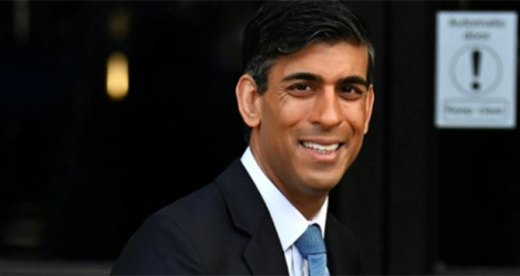 Le ministre britannique des Finances, Rishi Sunak, à Manchester à l'occasion d'un congrès du parti conservateur, le 4 octobre 2021. afp.com - Paul ELLIS