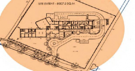 Plan du projet de résidence universitaire qui devrait être bâtie sur un terrain de 8 000 m2 se trouvant à 1 km de la State House.