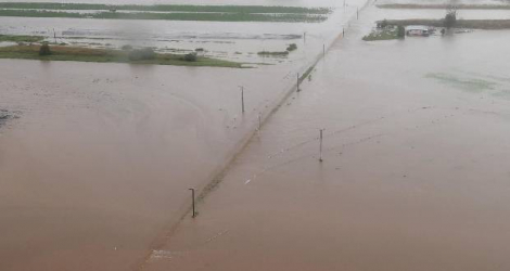 Les inondations les plus importantes ont lieu dans la zone frontalière entrer le Queensland et la Nouvelle-Galles du Sud.