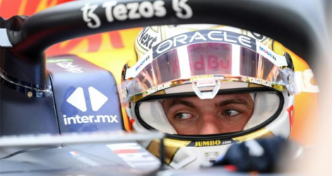 Le pilote néerlandais de Red Bull Max Verstappen pendant les essais de Formule 1 de pré-saison, le 23 février 2022 à Montmelo.