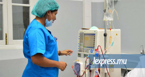 Plus d’une centaine de patients sont dialysés au quotidien.  © Sumeet Mudhoo