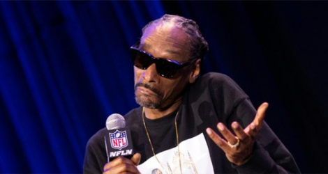 Le rappeur Snoop Dogg à Los Angeles le 10 février 2022.