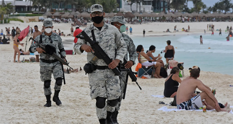 Depuis 2021, la région de Cancun a mis en place des brigades spéciales pour protéger la station balnéaire.