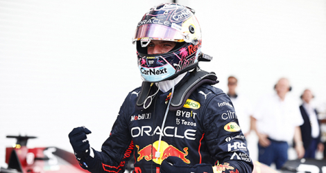 Le Néerlandais Max Verstappen (Red Bull) vainqueur du GP de Miami, le 8 mai 2022.