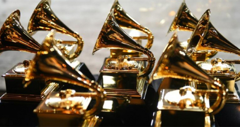 Des trophées de la 60e édition des Grammy Awards.