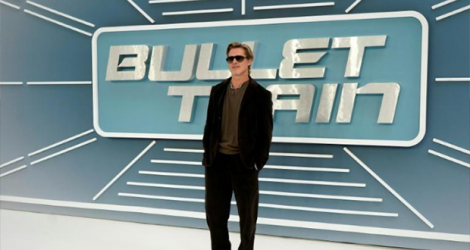 L'acteur américain Brad Pitt à Londres pour la présentation du film «Bullet Train», le 20 juillet 2022.