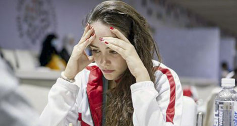 Manon Berger, championne de Maurice d’échecs, a remporté sa première victoire lors de la troisième ronde dimanche.