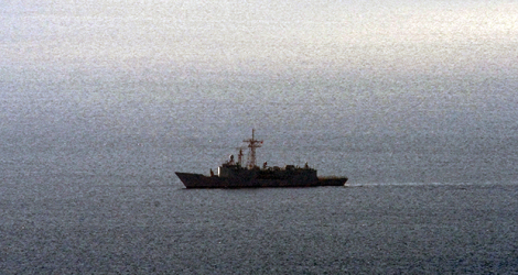 Un navire taiwanais patrouille près des côtes dans le Comté de Yilan (nord-est), le 7 août 2022.
