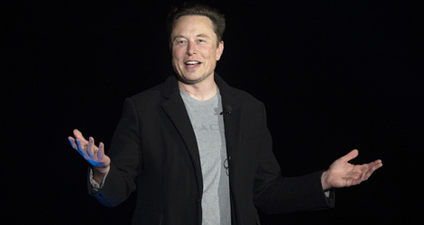 Le PDG de Tesla, Elon Musk.