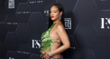 Rihanna, à un évènement de sa marque Fenty à Los Angeles en Californie (Etats-Unis), le 11 février 2022.