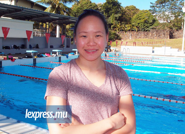 Elodie Poo Cheong s'entraîne actuellement au CAMO, à la piscine Serge Alfred.