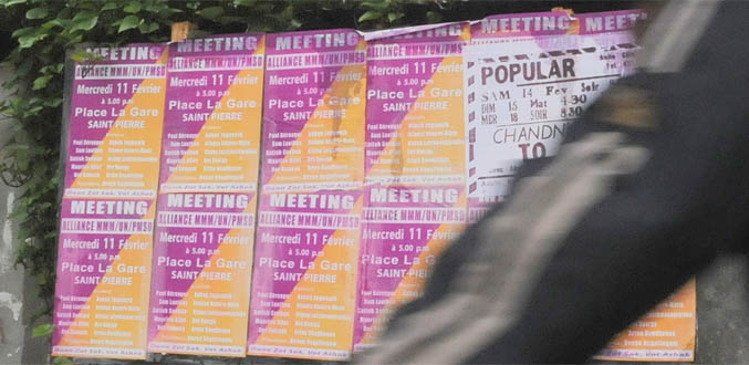 Collage d’affiches illégales: Quatre agents du MSM arrêtés à Moka