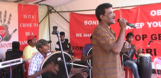 Sri Lanka: concert de sensibilisation du Mouvement contre le Génocide des Tamouls