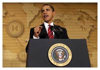 Etats-Unis : Obama voit des signes d''amélioration de l''économie