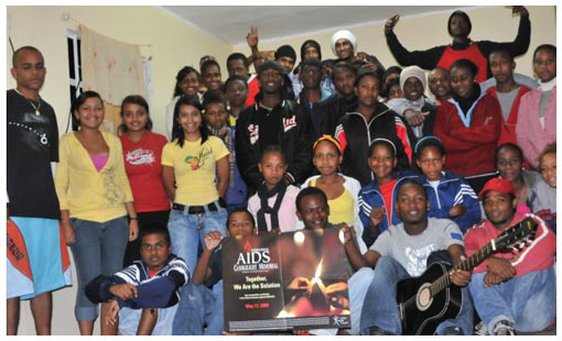 Candlelight Aids Memorial: Cité Anoska mobilisée grâce aux jeunes