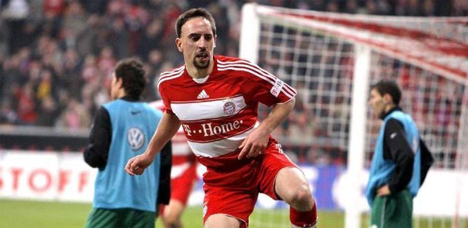 Football : Le Bayern ne cèdera pas Ribéry à moins de 80 millions d''euros