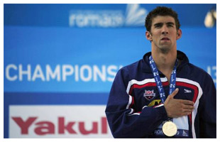 Natation : Or et record du monde pour Phelps