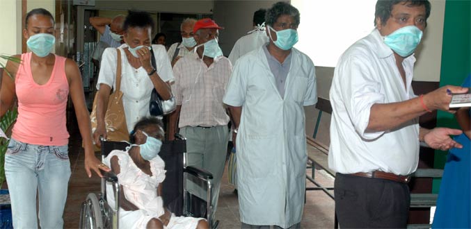 Grippe A H1N1: la plupart des personnes en traitement a regagné leurs domiciles